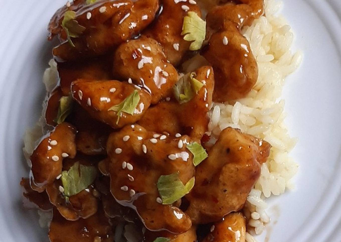 Pollo a la naranja