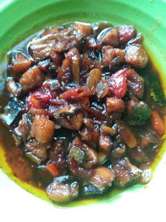 Foto resep Ikan asin telang asam manis ala mama riyan