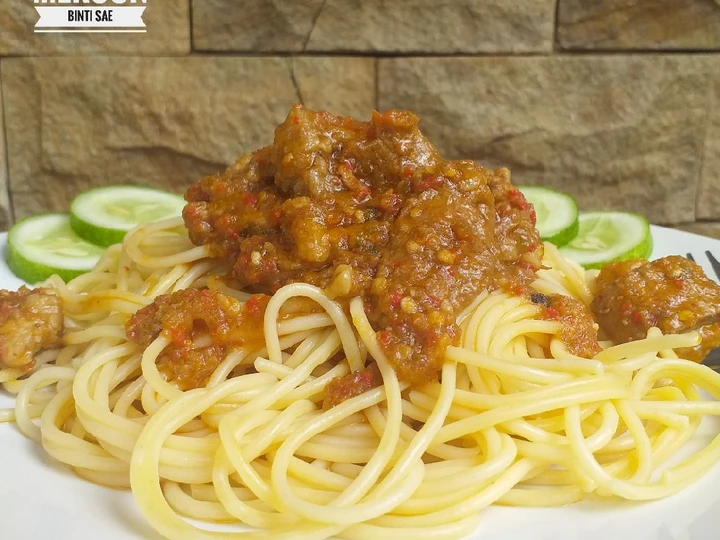Cara Mudah Menyiapkan Resep Spaghetti Oseng Mercon Anti Ribet, Lezat