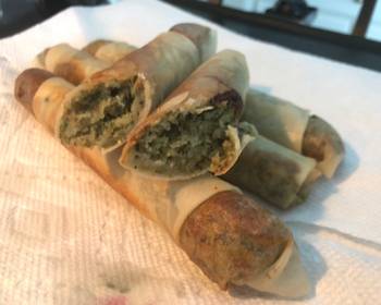 Easy Fast Cooking Falafel cigar Delicious and Healthy