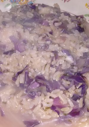Una foto de Arroz integral morado