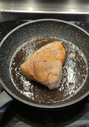 A picture of 🐟 Pan Grilled Swordfish with Butter and Soy Sauce Sauce - Japanese Flavours.