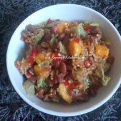 A picture of Carribean Rice #MyUniqueRice contest.