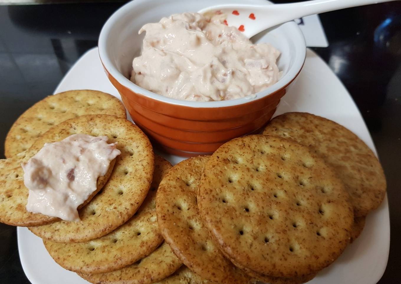 A Mild Chorizo and Cheese & Tomato Dip 😉