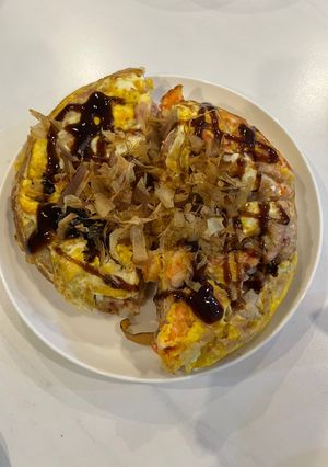 大概是大阪燒 的食譜成品照片