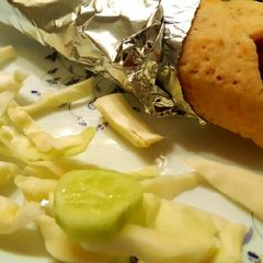 Homemade chicken Shwarma 😊 A picture of Homemade chicken Shwarma 😊.