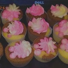 A picture of Marble butter cream.