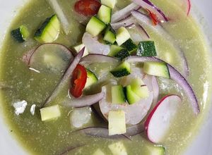 Una foto de Ceviche de gambitas blancas