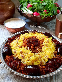 عکسی از دستور عدس پلو