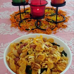 Fried Poha Namkeen Poha Chivda A picture of Fried Poha Namkeen Poha Chivda.