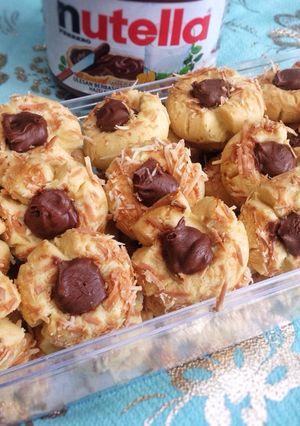 Foto resep Nutella Thumbprint Cookie