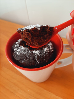 Una foto de Mug cake de chocolate 🍫