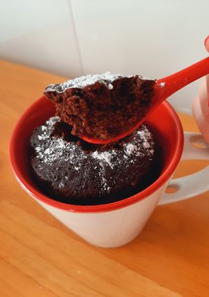 Una foto de Mug cake de chocolate 🍫