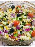 🌈Rainbow Pasta salad: