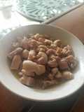 Stir fry chicken with lemon ginger honey sauce