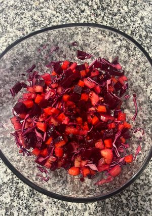 Una foto de Ensalada de Remolacha
