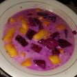 Es Laksamana Mengamuk khas Riau + buah naga