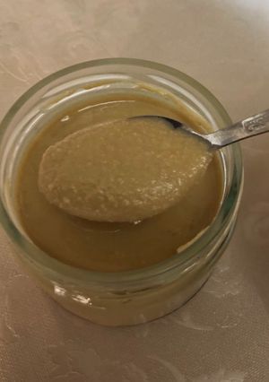 عکسی از دستور کره بادام زمینی خانگی 🥜