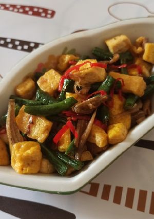Foto resep 17. Tumis TKP (tahu teri kacang panjang)