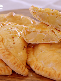 A picture of Crisply Crumbly Potato Pie with Moist Filling.