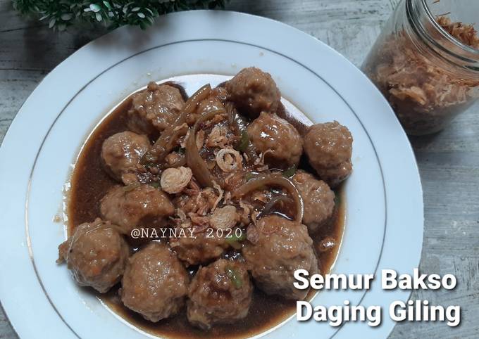 Semur Bakso Daging giling