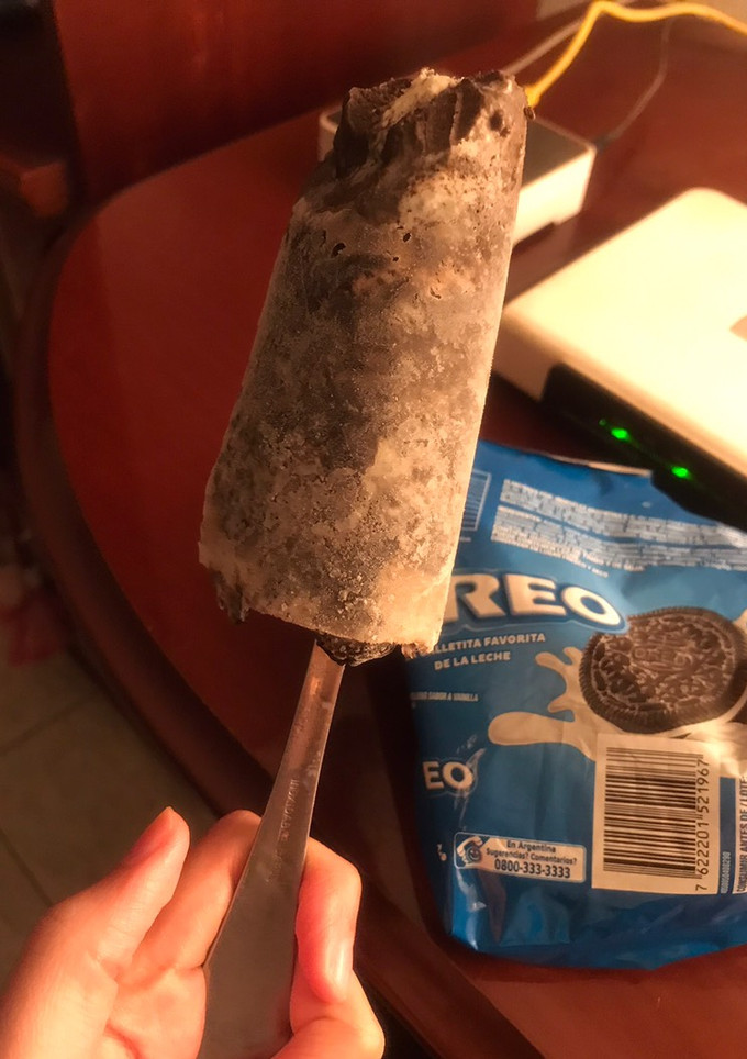 Una foto de Helado oreo