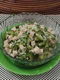 Tumis Pare Tempe Telur Daun Bawang