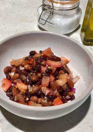 A picture of Mixed Bean Salad.