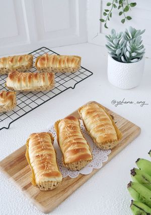 Foto resep Roti Pisang Cokelat Keju