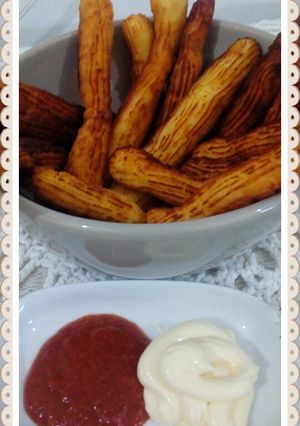 Una foto de Churros de papas