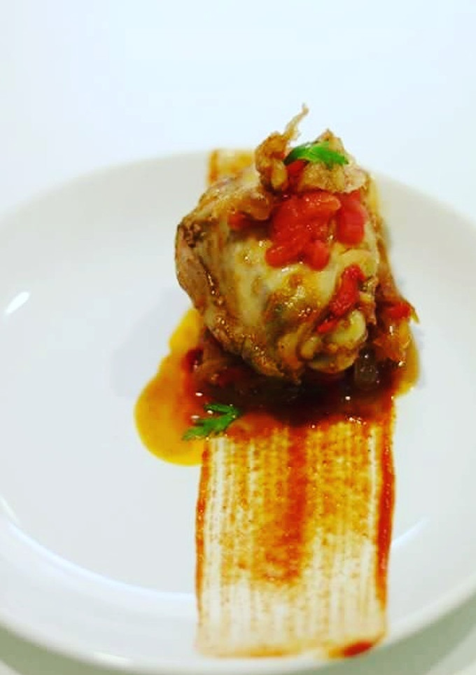 Una foto de Pollo a la portuguesa