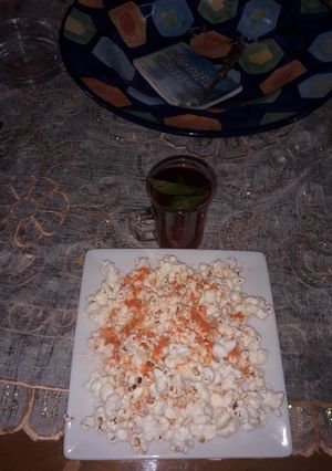 صورة لوصفة PopCorn بوشار بالبابريكا😋😋