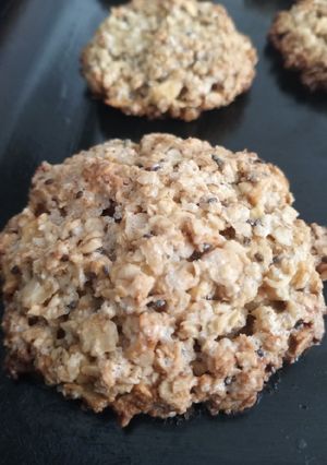 Una foto de Galletitas de avena y manzana