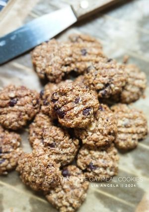 Foto resep Gluten-Free Oatmeal Cookies [no egg, no flour]