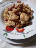 Cavolfiore in padella con pancetta affumicata