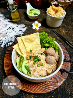 Foto resep Mie Pangsit Ayam / cwie mie