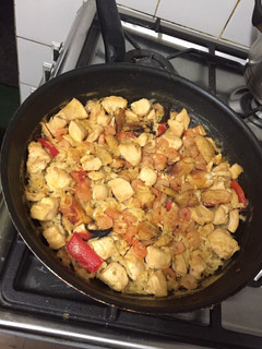 Una foto de Paella por primera vez