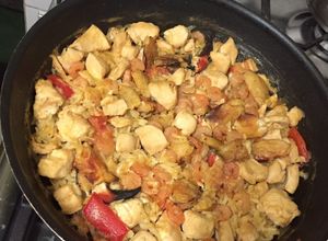 Una foto de Paella por primera vez