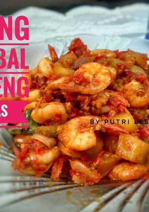Foto resep Udang Sambal goreng Pedas 🍤🍤🍤