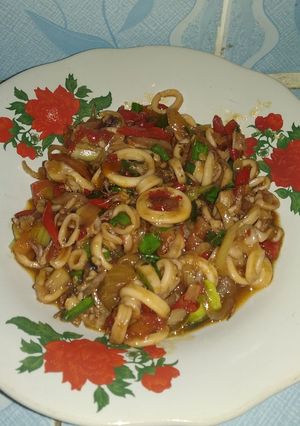 Foto resep Cumi Asam Manis Saus Tiram