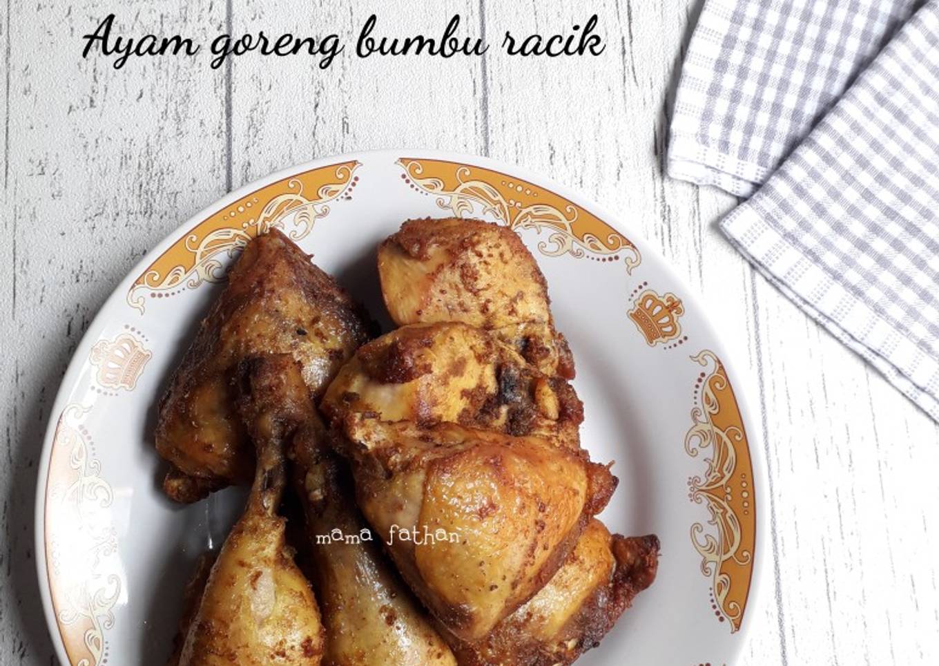 Ayam goreng bumbu racik