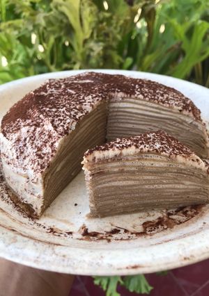 Foto resep Mille Crepes Tiramisu