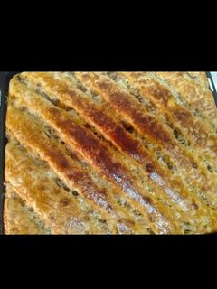 صورة لوصفة فطيرة تركية محشية باللحم المفروم 😋