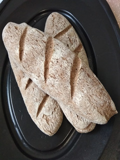 Gluténmentes, lisztkeverékmentes bagett recept fotója