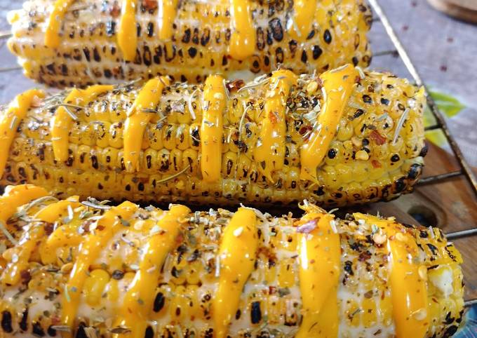 Mexican Elote Corn On The Cob Recipe By Erum Ahmed - Cookpad