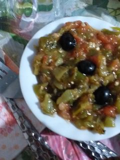 صورة لوصفة سلاطة حميص مشوي وحار