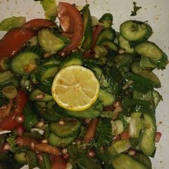 A picture of Anaar(Pomegranate) Salad 🥗.