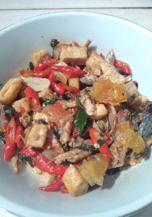 Foto resep Tumis Ikan Pindang Santan Pedas