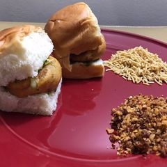 A picture of Vada Pav.
