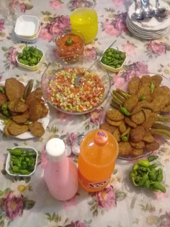 عکسی از دستور شامی کباب